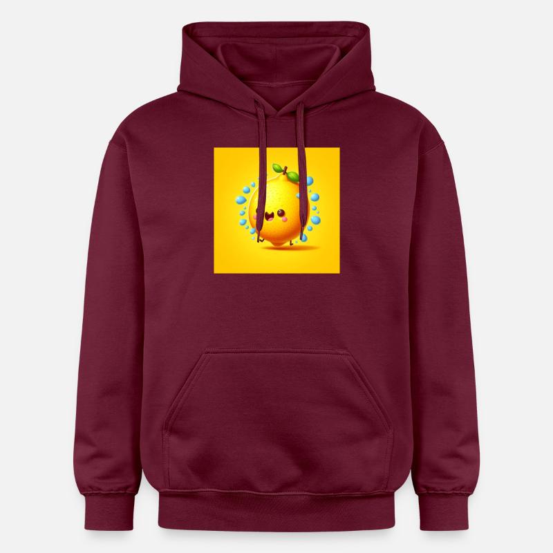 Joyeuse éclaboussure d’agrumes - Sweat à capuche Softstyle® Gildan Unisexe - maroon