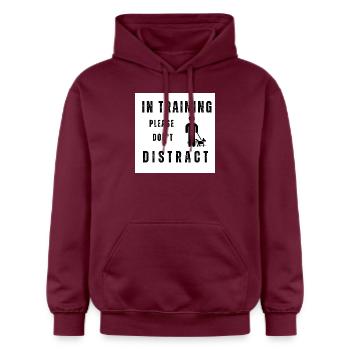 Hundetraining - Gildan Unisex Softstyle® Midweight Hoodie - Maroon - Vorne - Liana (172cm) & Jaron (178cm)