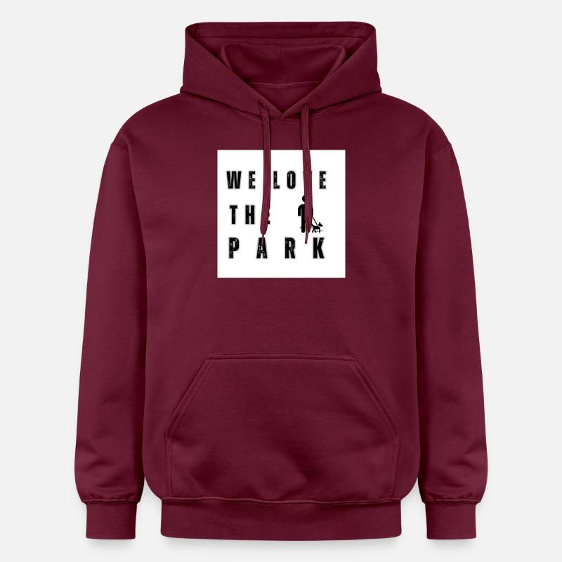 Parc à chiens - Sweat à capuche Softstyle® Gildan Unisexe - maroon