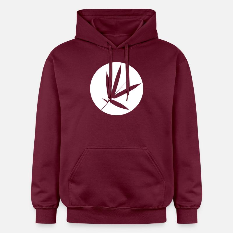 feuille de bambou - Sweat à capuche Softstyle® Gildan Unisexe - maroon