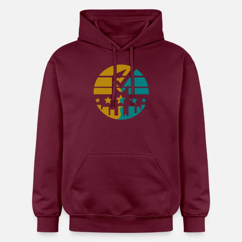 Étoiles d'approbation - Une perspective moderne - Sweat à capuche Softstyle® Gildan Unisexe - maroon