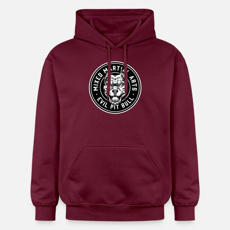 mma combats - Sweat à capuche Softstyle® Gildan Unisexe - maroon
