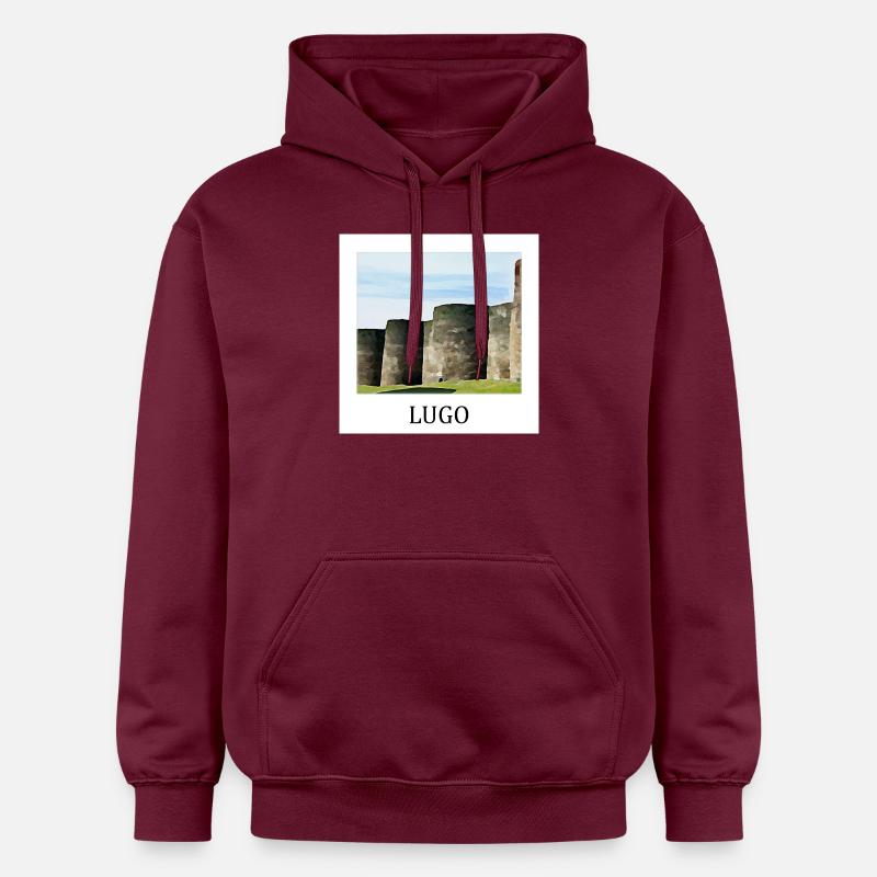 Lugo Galice - Sweat à capuche Softstyle® Gildan Unisexe - maroon