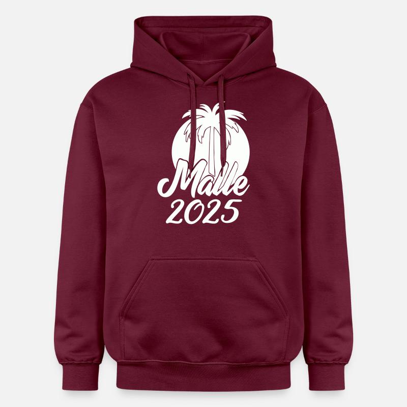 MALLE 2025 - Sweat à capuche Softstyle® Gildan Unisexe - maroon