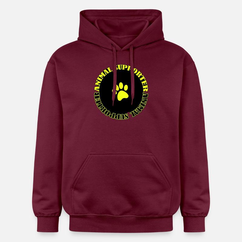 Défenseur des animaux - Sweat à capuche Softstyle® Gildan Unisexe - maroon