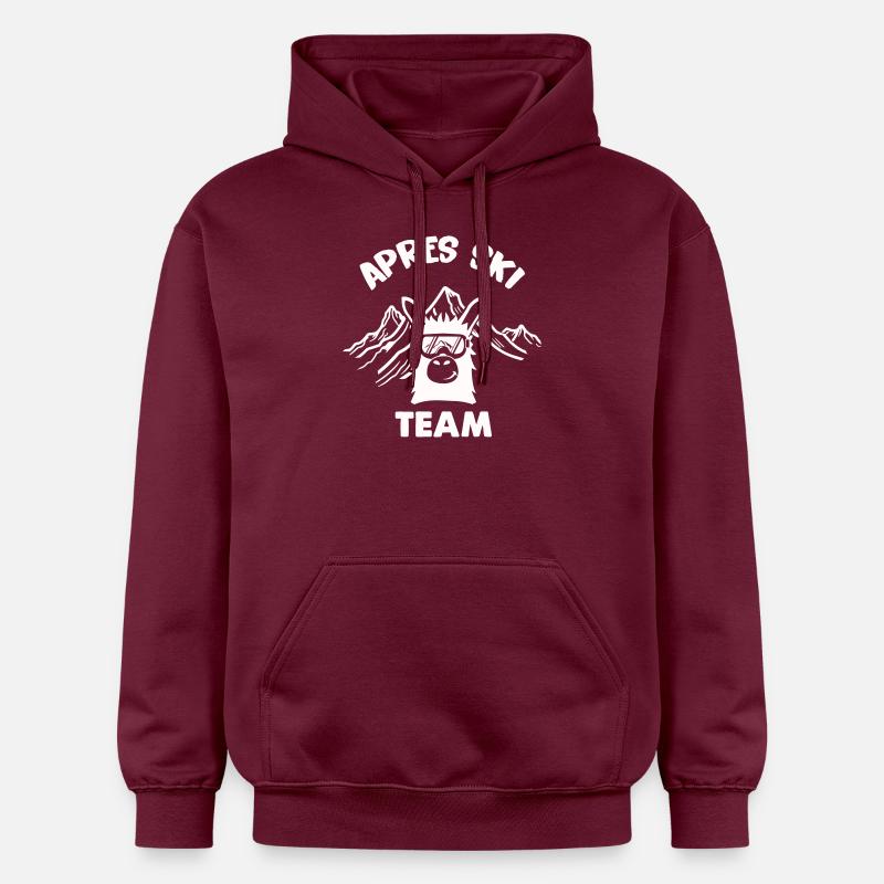 équipe d'après ski lama - Sweat à capuche Softstyle® Gildan Unisexe - maroon