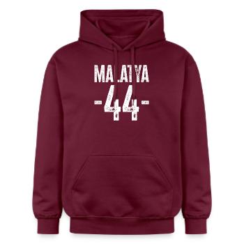 Malatya 44 – Stolz aus Türkiye - Gildan Unisex Softstyle® Midweight Hoodie - Maroon - Vorne - Liana (172cm) & Jaron (178cm)