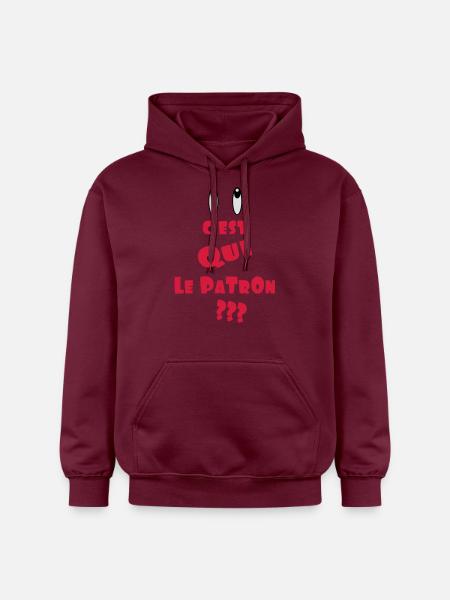 LE PATRON - Sweat à capuche Softstyle® Gildan Unisexe - maroon