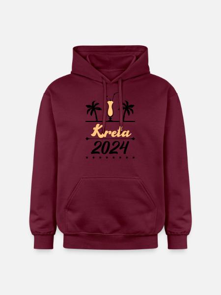 Crete 2024 - Gildan Unisex Softstyle® Midweight Hoodie - maroon