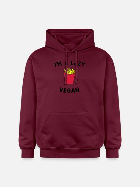 I'm A Lazy Vegan - Gildan Unisex Softstyle® Midweight Hoodie - maroon