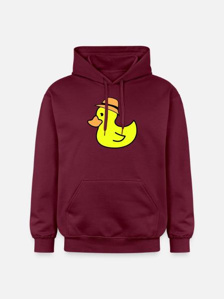 Duck Hat - Gildan Unisex Softstyle® Midweight Hoodie - maroon