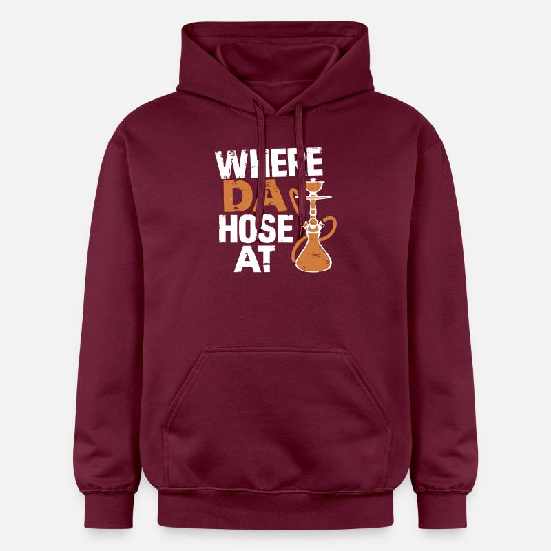 Design décontracté du narguilé - Sweat à capuche Softstyle® Gildan Unisexe - maroon
