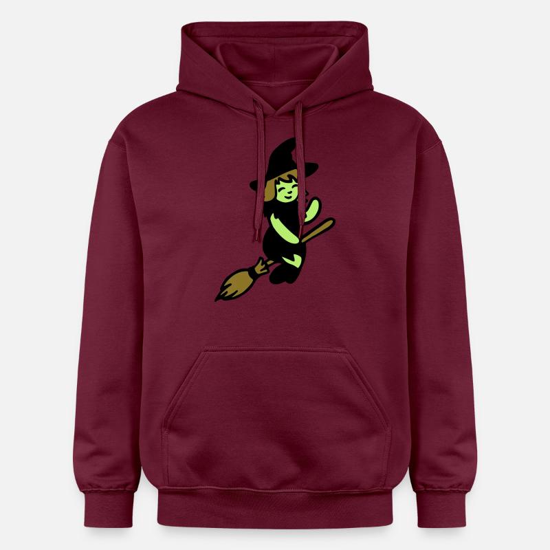 Chibi sorcière - Sweat à capuche Softstyle® Gildan Unisexe - maroon