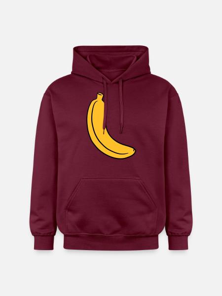 banane - Gildan Unisex Softstyle® Midweight Hoodie - Maroon