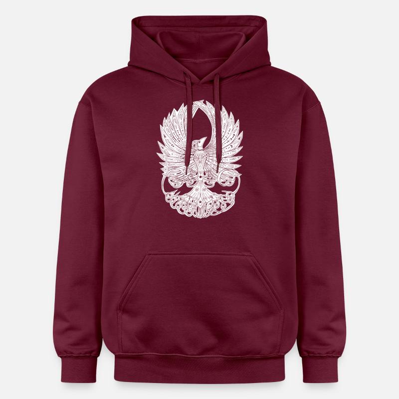 Phoenix Graphique - Sweat à capuche Softstyle® Gildan Unisexe - maroon