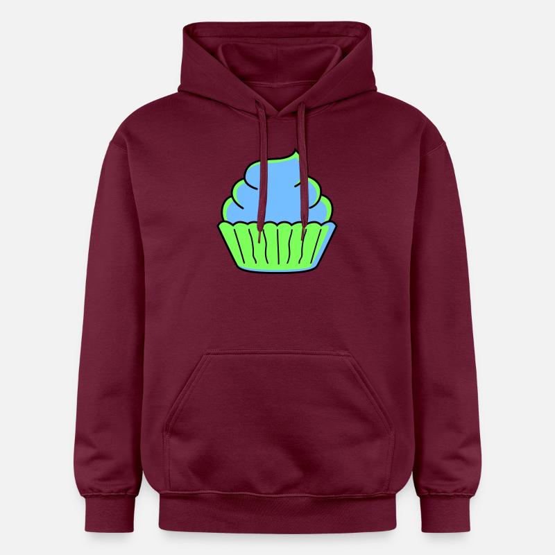 cupcake - Gildan Unisex Softstyle® Midweight Hoodie - maroon