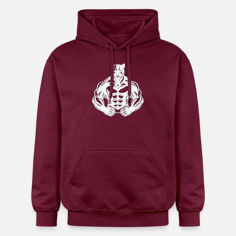Bande dessinée Panthère - Sweat à capuche Softstyle® Gildan Unisexe - maroon