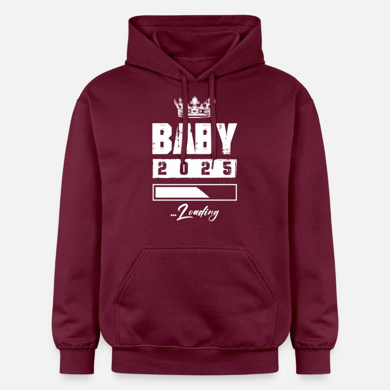 Bébé 2025 Chargement - Sweat à capuche Softstyle® Gildan Unisexe - maroon