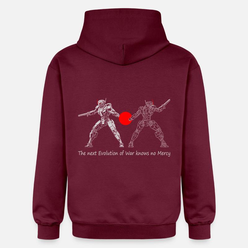 Ai Combat Robot - Sweat à capuche Softstyle® Gildan Unisexe - maroon