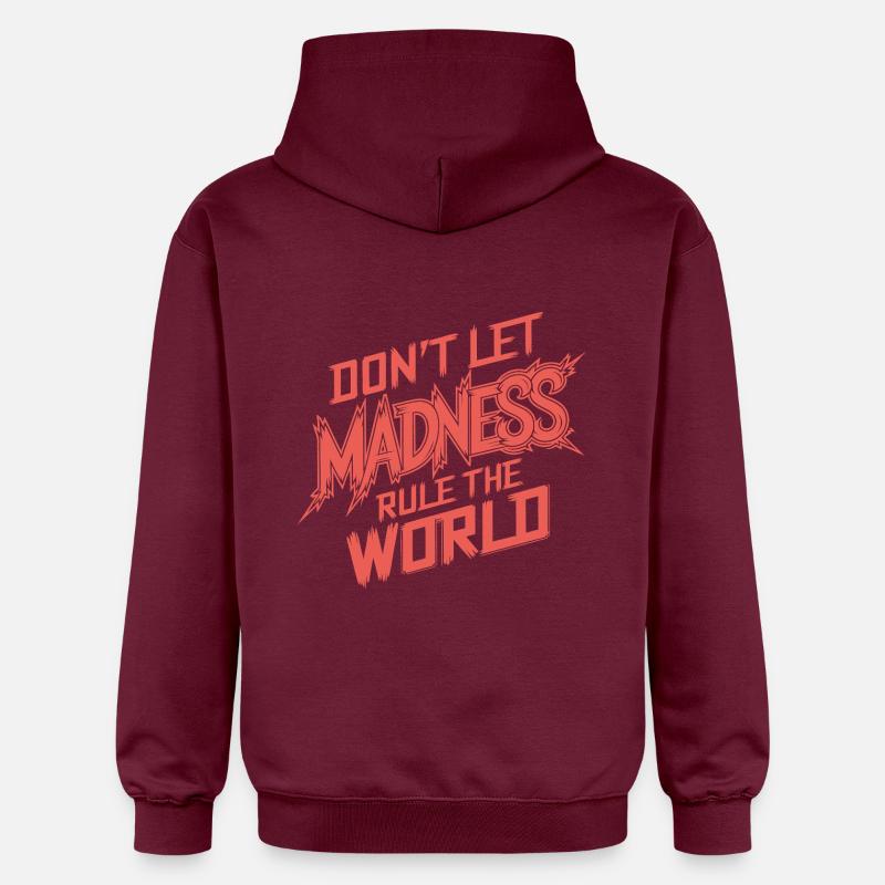 Arrêtez la folie - Sweat à capuche Softstyle® Gildan Unisexe - maroon