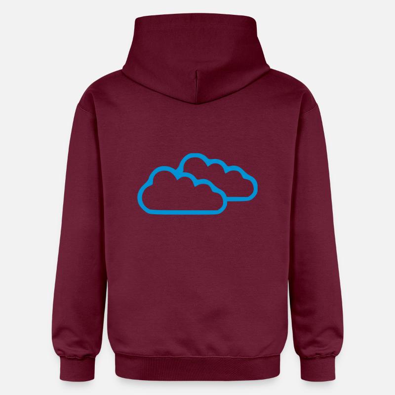 Nuage - Sweat à capuche Softstyle® Gildan Unisexe - maroon