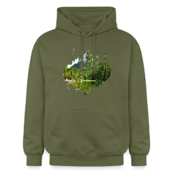 Sweat à capuche Softstyle® Gildan Unisexe avec motif T-shirt Paysage Naturel Abstrait Effet Splash