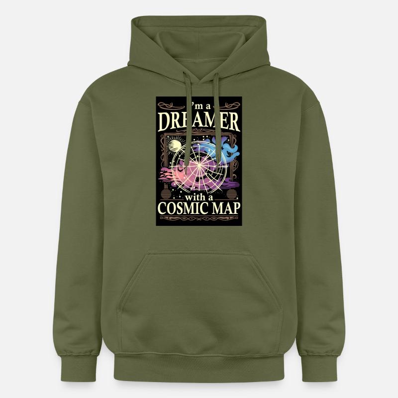 Ich bin ein Träumer - Gildan Unisex Softstyle® Midweight Hoodie - Militärgrün