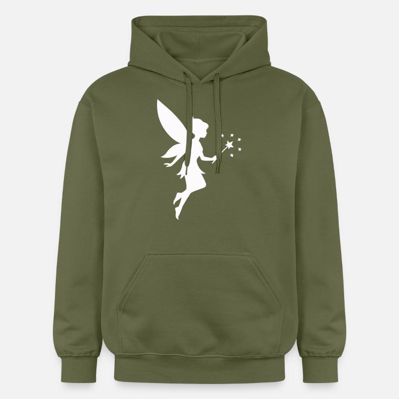 Fée elfe - Sweat à capuche Softstyle® Gildan Unisexe - vert militaire