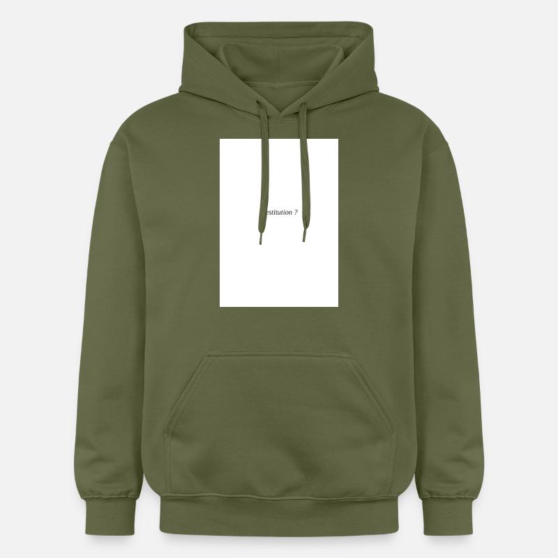 destitution - Sweat à capuche Softstyle® Gildan Unisexe - vert militaire