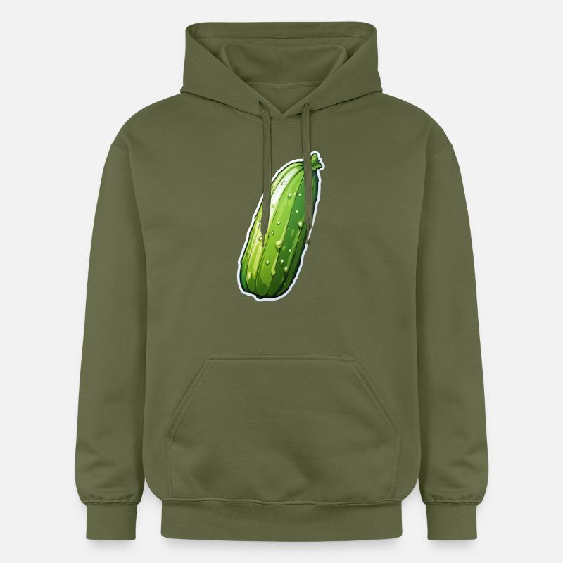 Concombre fermier - Sweat à capuche Softstyle® Gildan Unisexe - vert militaire