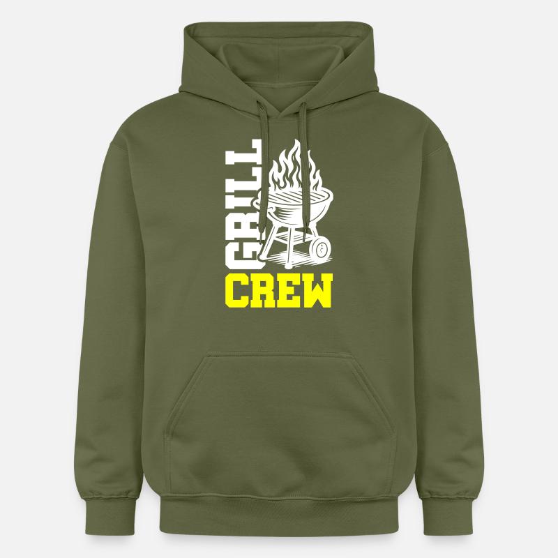 Équipe de grillades - Sweat à capuche Softstyle® Gildan Unisexe - vert militaire