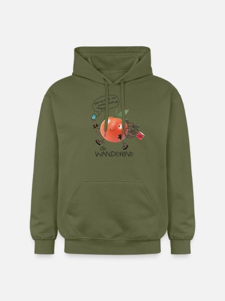 Wanderine on the move - Gildan Unisex Softstyle® Midweight Hoodie - military green