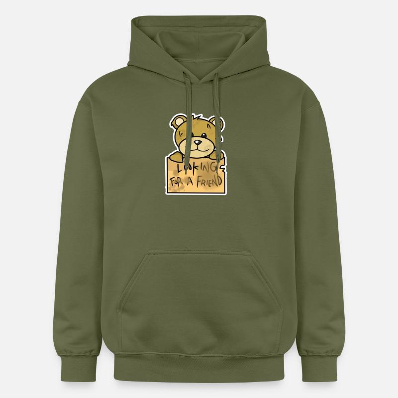 ours - Sweat à capuche Softstyle® Gildan Unisexe - vert militaire