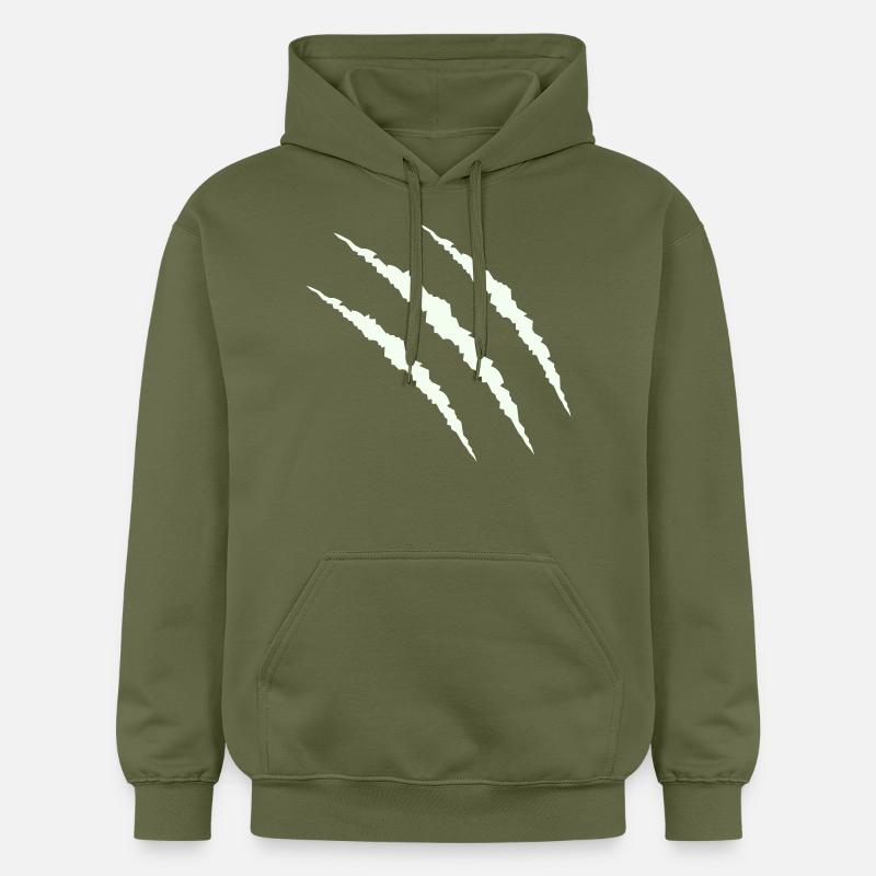 griffe - Sweat à capuche Softstyle® Gildan Unisexe - vert militaire