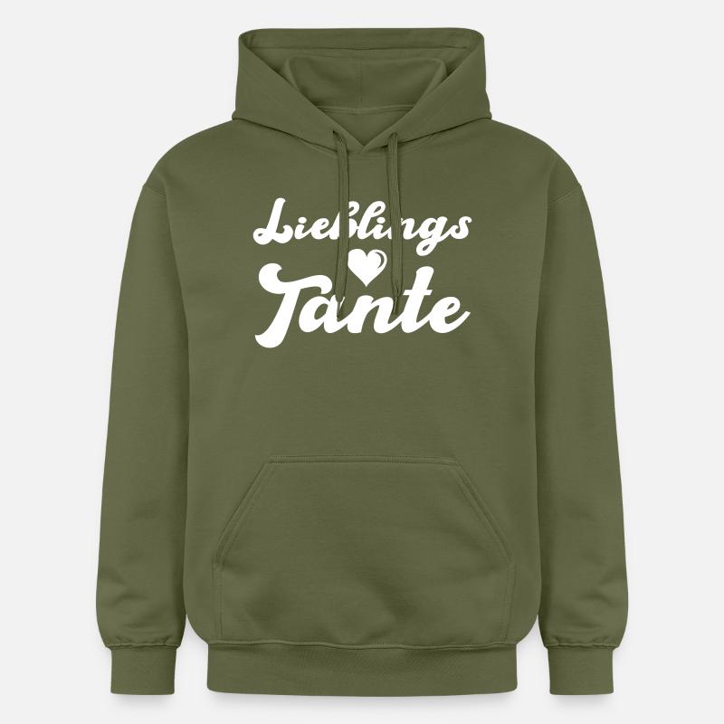 Tante préférée - Sweat à capuche Softstyle® Gildan Unisexe - vert militaire
