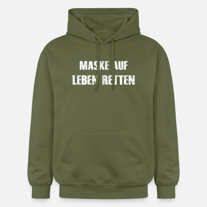 Marathon Course Jogging - Sweat à capuche Softstyle® Gildan Unisexe - vert militaire