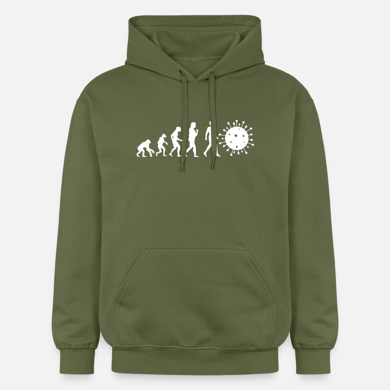 VIRUS EVOLUTION - Sweat à capuche Softstyle® Gildan Unisexe - vert militaire