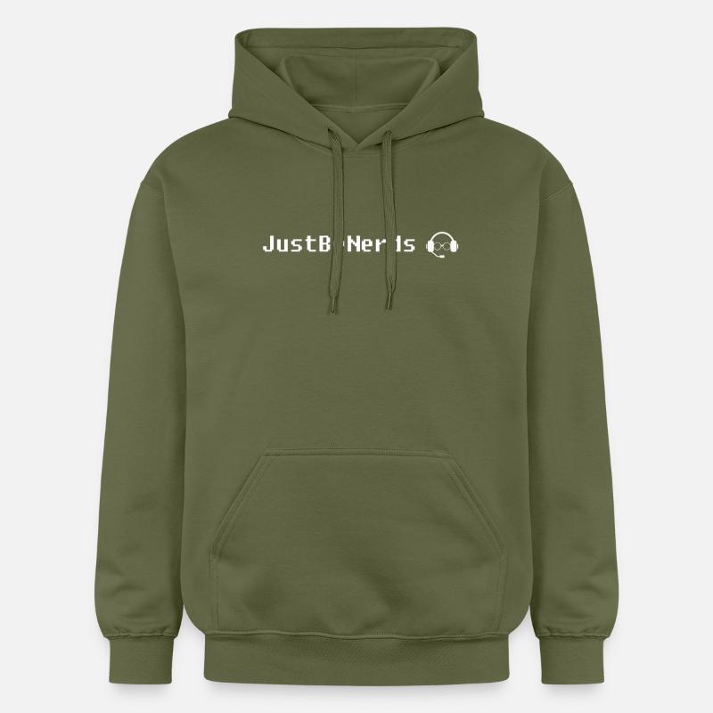 JUSTBENERDS + Logo - Sweat à capuche Softstyle® Gildan Unisexe - vert militaire