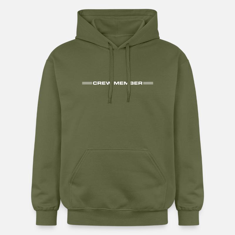 Membre d’équipage - Sweat à capuche Softstyle® Gildan Unisexe - vert militaire