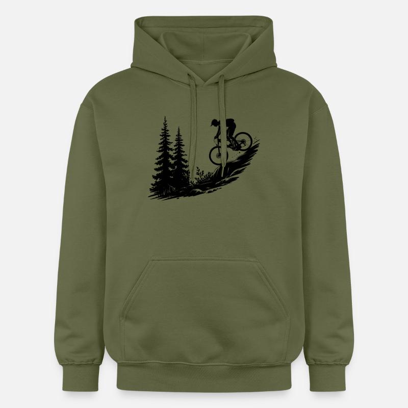 VTT VTT - Sweat à capuche Softstyle® Gildan Unisexe - vert militaire