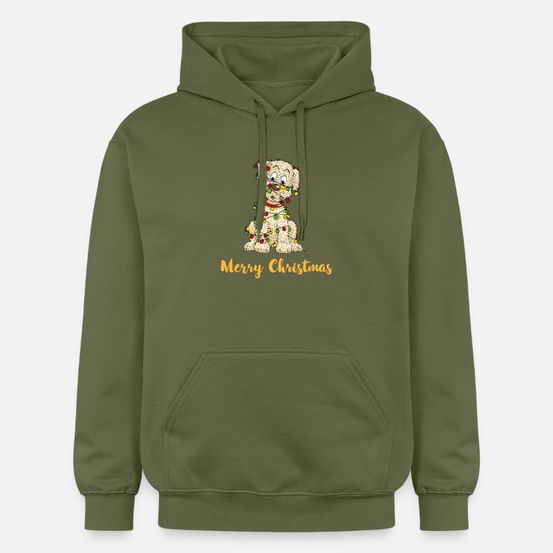 Lichterkette 1 2 - Sweat à capuche Softstyle® Gildan Unisexe - vert militaire