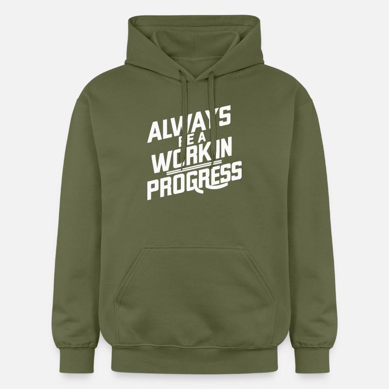 Travaux en cours - Sweat à capuche Softstyle® Gildan Unisexe - vert militaire