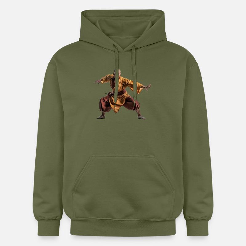 Shaolin - Sweat à capuche Softstyle® Gildan Unisexe - vert militaire