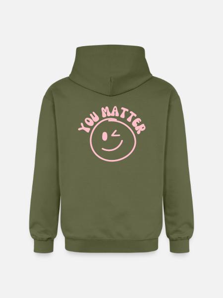 You Matter - Gildan Unisex Softstyle® Midweight Hoodie - Militärgrün