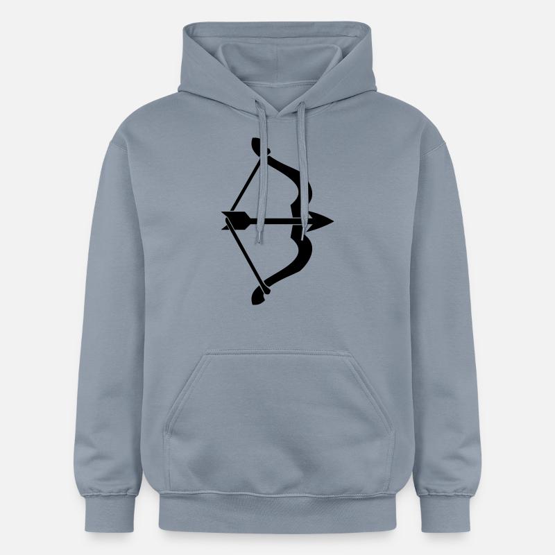 Arc et flèche - Sweat à capuche Softstyle® Gildan Unisexe - bleu
