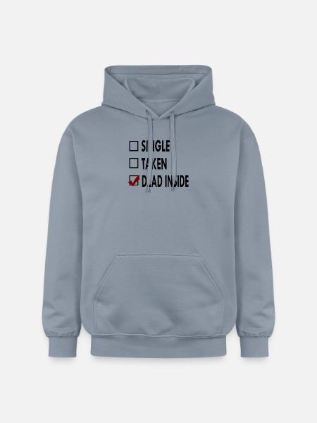 SINGLE noir blanc DEAD - Sweat à capuche Softstyle® Gildan Unisexe - bleu