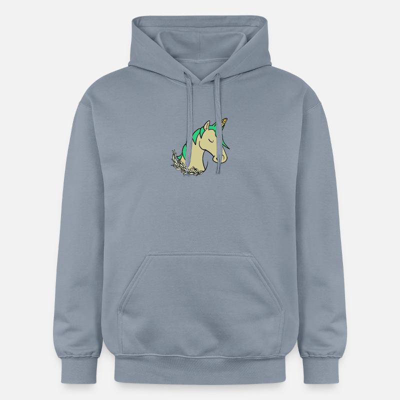 Uni-Corn - Sweat à capuche Softstyle® Gildan Unisexe - bleu