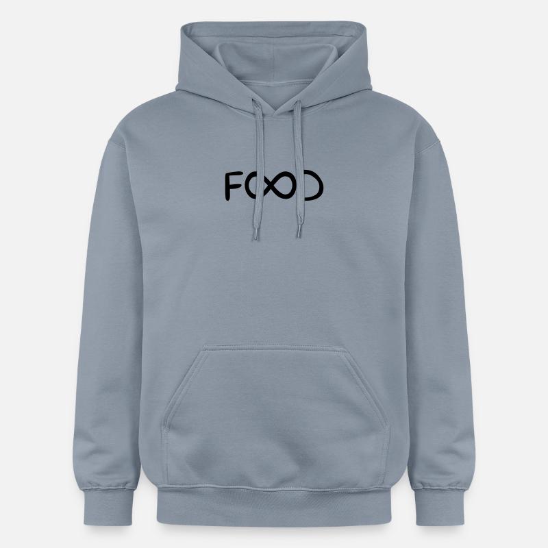 énonciations drôles de nourriture Infinity - Sweat à capuche Softstyle® Gildan Unisexe - bleu