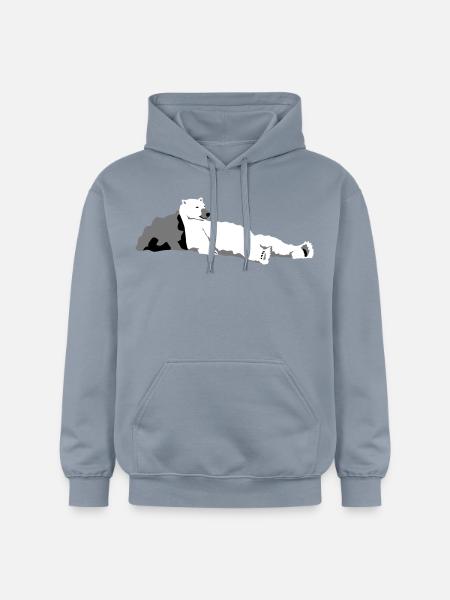 Eisbär - Gildan Unisex Softstyle® Midweight Hoodie - Blau