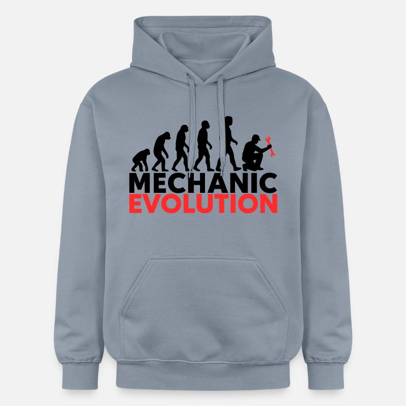 Tournevis mécanique Evolution - Sweat à capuche Softstyle® Gildan Unisexe - bleu